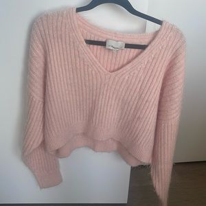 3.1 Phillip Lim Fuzzy Cropped Sweater Size S